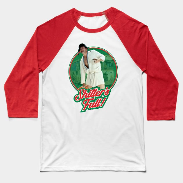 Cousin Eddie Shitter's Full Baseball T-Shirt by Super Secret Villain